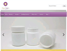 Tablet Screenshot of nugenpackaging.com